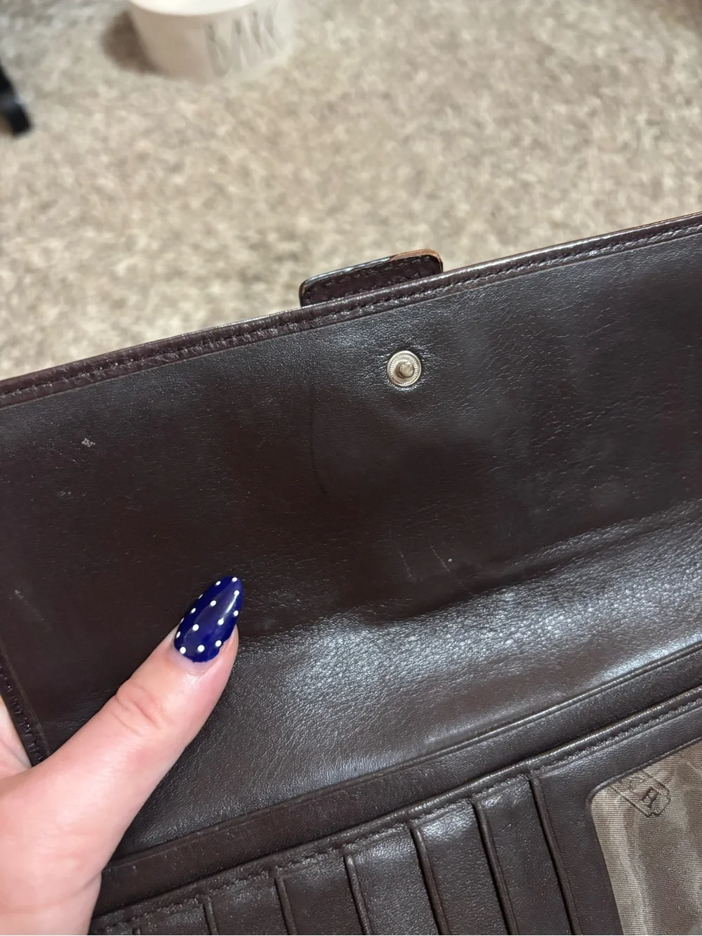 Coach soho signature jacquard wallet